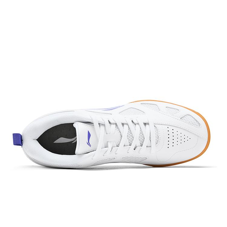 New LiNing Breathable Support Lightweight Functionality Casual Applicable Scenario Low Top Table Tennis Shoes Unisex White APPU031-2