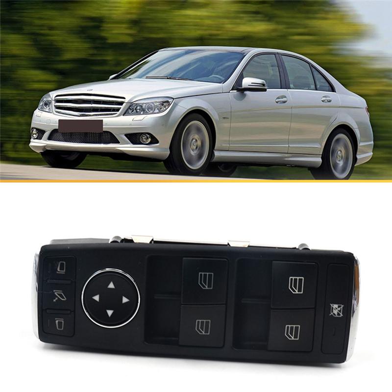 M63K-Left Front Electric Master Window Lift Switch Button A2128208310 For Mercedes Benz W212 C207 A207 W204 X204 2008-2014