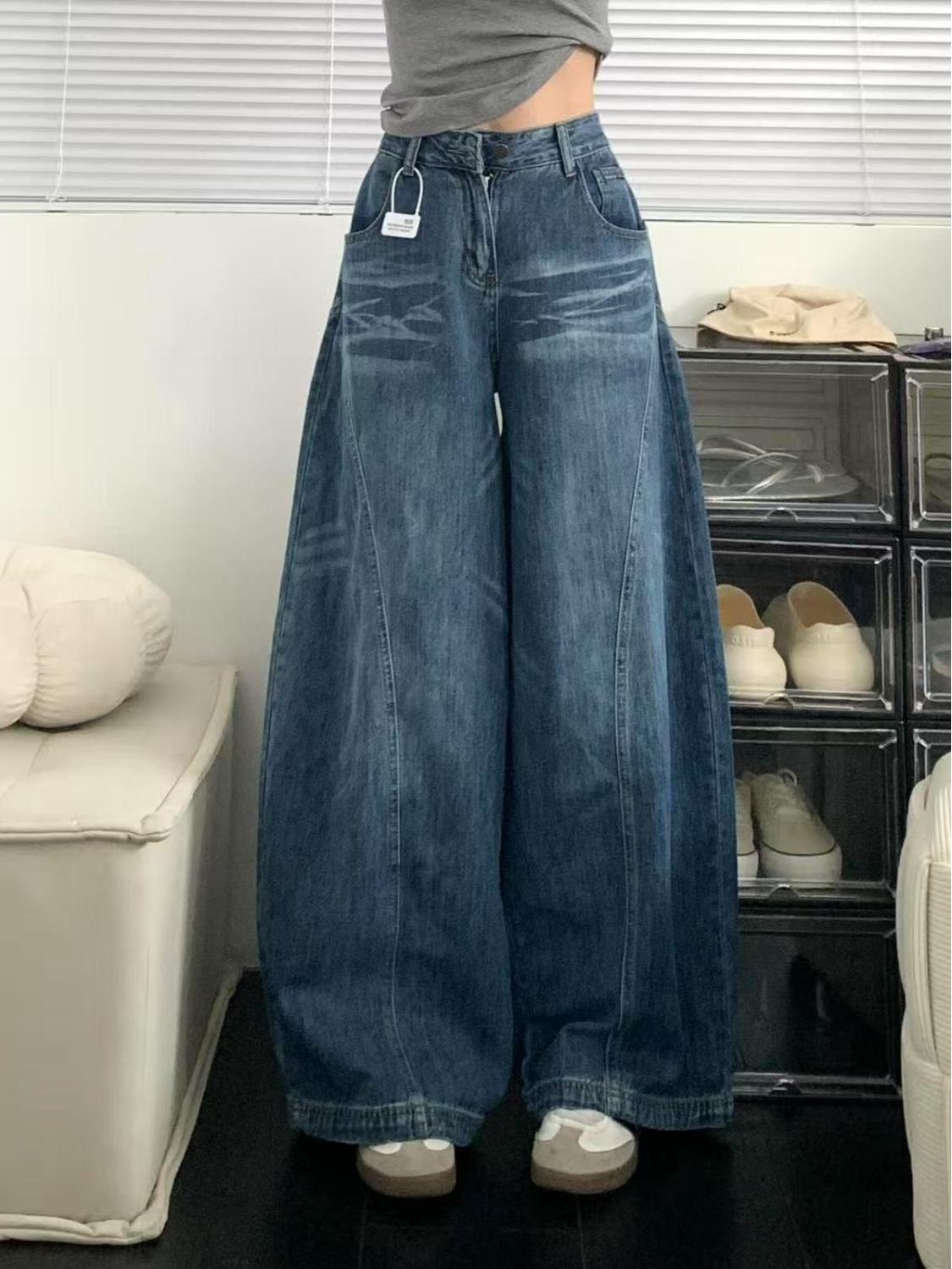 Women s High-Waisted Loose-Fit Scimitar Jeans - Autumn 2026 Collection Extra Large