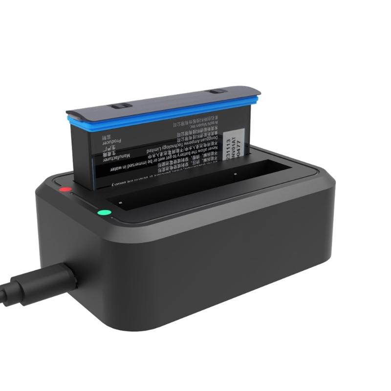 2 In 1 Battery Charger Hub 5V3A Power Adapter Dock For Action Camera Efficient Charging With USB Type C Connection Port