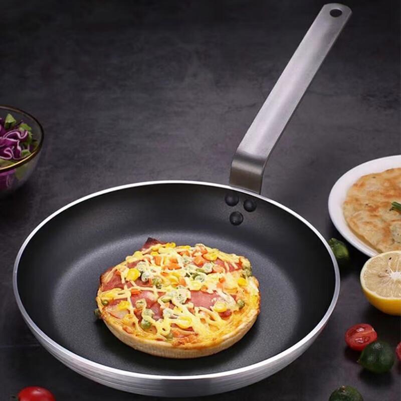 Qianshen Commercial Heavy-Duty Aluminum Non-Stick Flat Frying Pan