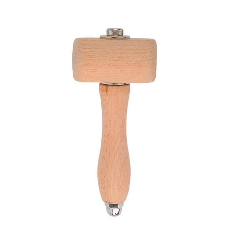 Leathercraft Mallet with Wood/Plastic/Metal Handle for DIY Sewing Cowhides Tools