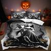 Halloween Nightmare Christmas Bedding Set Jack And Sally Duvet Cover Set Comforter Bedding Sets Bed Set Home Decor Bedding Set