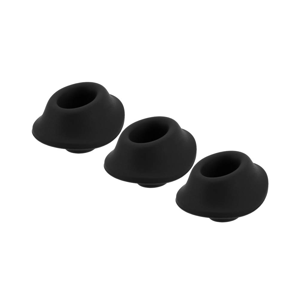 Womanizer Black 3 Pieces Switchable Silicone Head Classic/Premium/Liberty (Small)