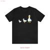 Funny Duck Goose Crew Neck  T Shirt Gift Vintage Washed Comfortable Streetwear Slightly Stylish Casual Top For Everyday Wear