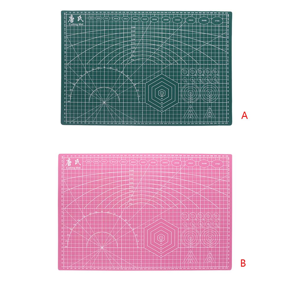 Mata do grawerowania A3 Art Self PVC Dwustronna deska do projektu rzemieślniczego, tkaniny, pikowania, scrapbookingu - Zielona