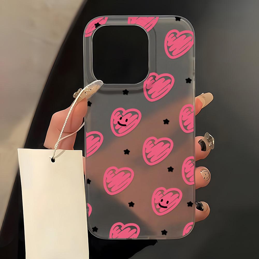 Huse pentru telefoane mobile pentru iPhone 11 13 15 Pro Max 12 14 Pro Max Husă iPhone 16 15 Plus 13 Pro 12 Textura mată Flori desenate pictate