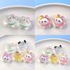 Entzückende Nachtleuchtende Cartoon-Resin-Accessoires der 4. Generation für DIY-Haarspangen und Handyhüllen