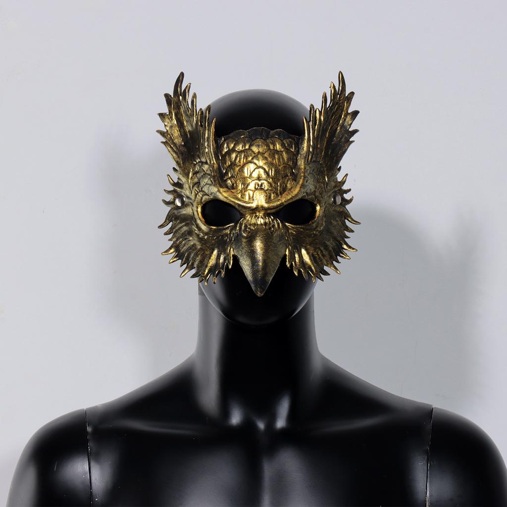 Vogel Schnabel Adler Maske Cosplay Eule PU Halbe Gesichts Tier Masken Maskerade Halloween Karneval Verkleidung Purim Party Kostüm Requisiten
