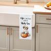 Shih Tzu Gifts Fall Kitchen Towels, Pumpkin Dog Decor Dish Towel for Kitchen, Gifts for Dog Lovers, Life is Better with A Shih Tzu Halloween Autumn