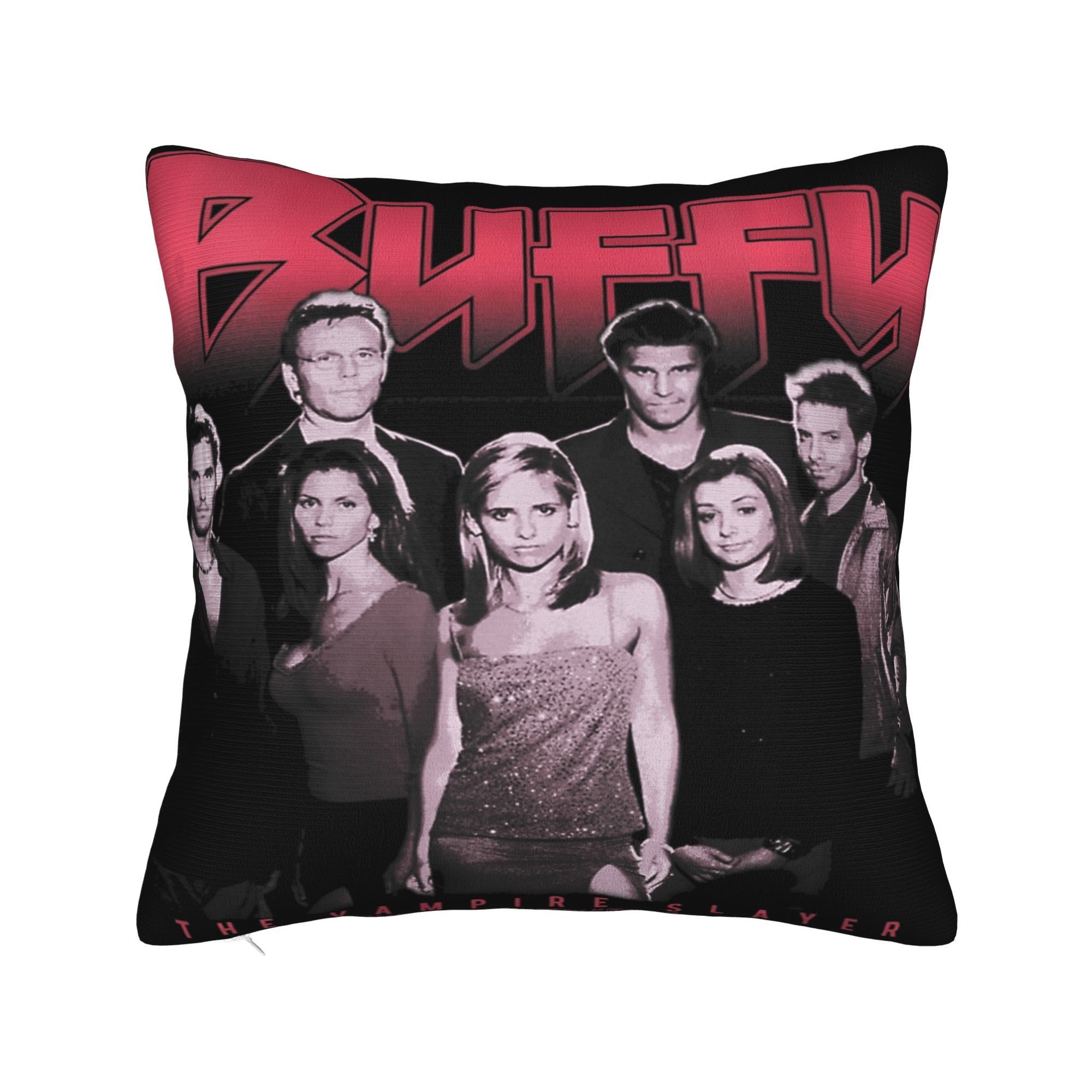 

Buffy the Vampires Slayers Pillow Cover Funny Pillow Case For Sofa Bedroom Home Decor Graphic Cushion Cover Birthday Present 30cmx30cm