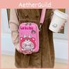Sweet And Cute Childrens Crossbody Bag Waterproof Pvc Travel Pouch For Kids