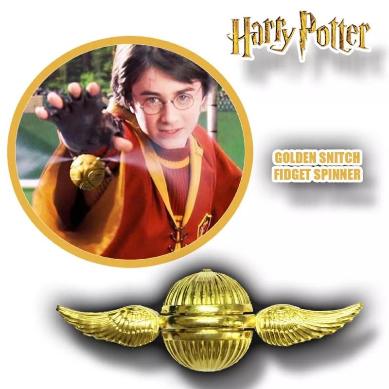 Potter Schnatz Goldener Handspinner Metall Anti-Stress ADHS Spielzeug Autismus