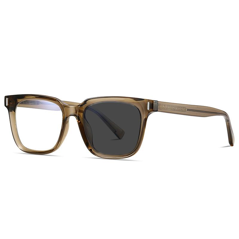 Fashion Square Frame Anti Blue Ray Glasses Computer Phone Reading Eyewear Photochromic for Men and Women
