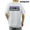 Patagonia Logo Responsibility Size Logo Responsibility Tee P-6 T-Shirt, White, Men's, S, 38504, White, M's P-6