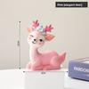 Tang Yi Creative Small Decorative Items for Home Living Room TV Cabinet Entrance Hall Office Desk Cute Deer Decorative Items Arrangement