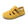 Fashion Hot-selling Sandals Versatile Baotou Fashion Sandals Women's Summer Hollow Woven Fish Bone Roman Shoes New Birken Shoes