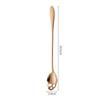Stainless Steel Coffee Scoop Skull Shape Dessert Ice Cream Spoon Halloween Theme Party Dining-Table Scoops Decorations Supplies