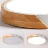 Round Led Ceiling Lamp White Light Home Lighting Wooden Ceiling Lights  for Living Room Bedroom Kitchen Corridor Home Decor