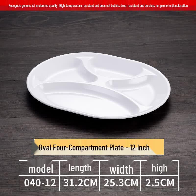 

Commercial Melamine Square Rice Plate - 10 Pack