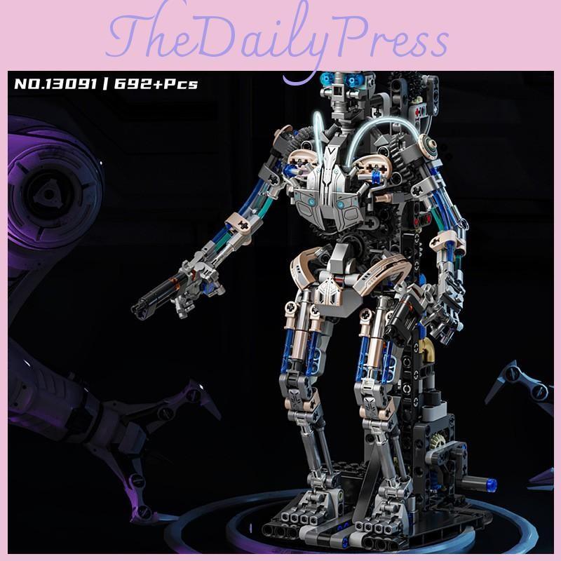 Skeleton Mechanical Robot Building Blocks Kit For Children With Creative Playset