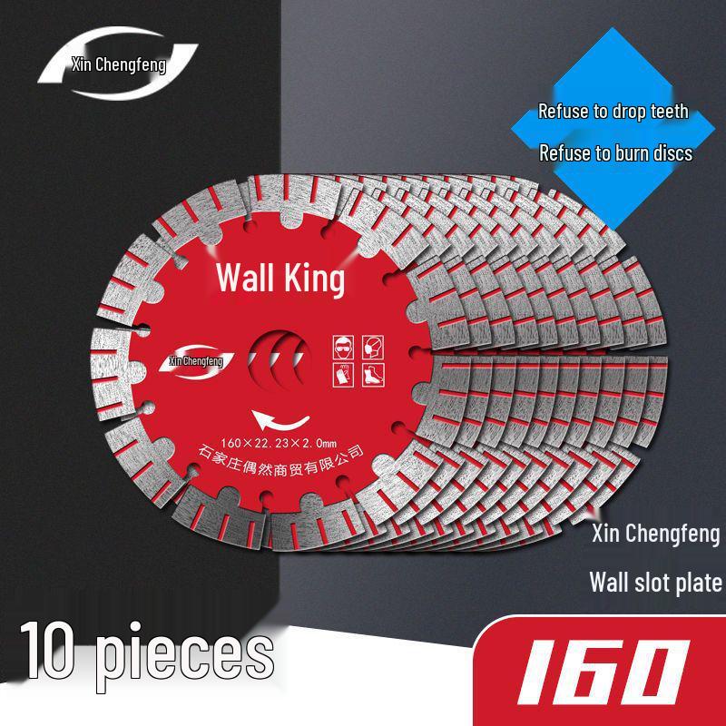 Xinchengfeng Diamond Saw Blades: 10-Piece Set for Concrete and Rebar Cutting