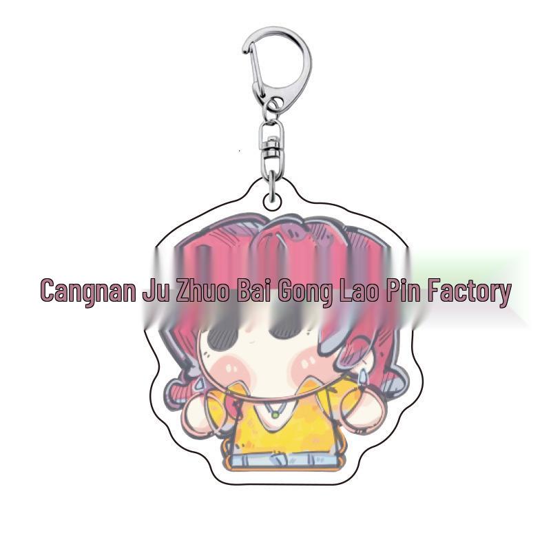 Kpop Demon Hunter Girl Group Keychain: Lumi, Zoe, Mira & Qin Yu Cute Acrylic Schoolbag Pendant