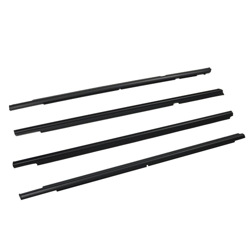 4 Stück Auto-Fenstergummidichtung für Mitsubishi Lancer 2.0L 2.4L 2008-2017 Wetterschutzdichtung Türleistenverkleidung 5727A005 5727A006