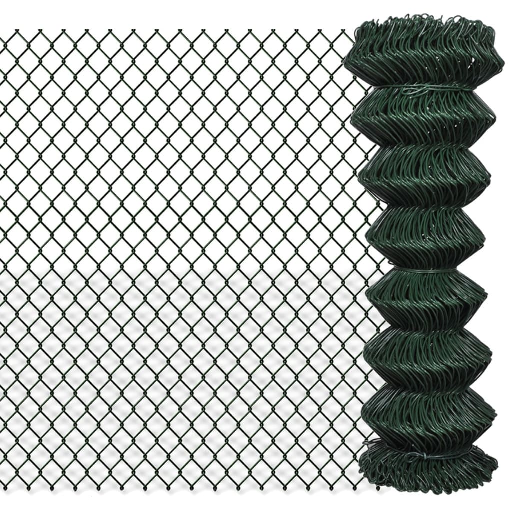 Steel Mesh Fence 1.25 X 15 M Green