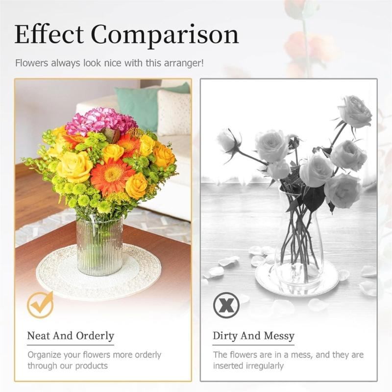 Professionelles Pflanzenbefestigungsset Blumenarrangierhalter Floristik-Arrangementhalter Blumenarrangiergestell Deckelzubehör