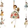 Figurina di Ballerina Vintage Pendenti Bizzarri a Forma di Donna da Appendere all'Interno