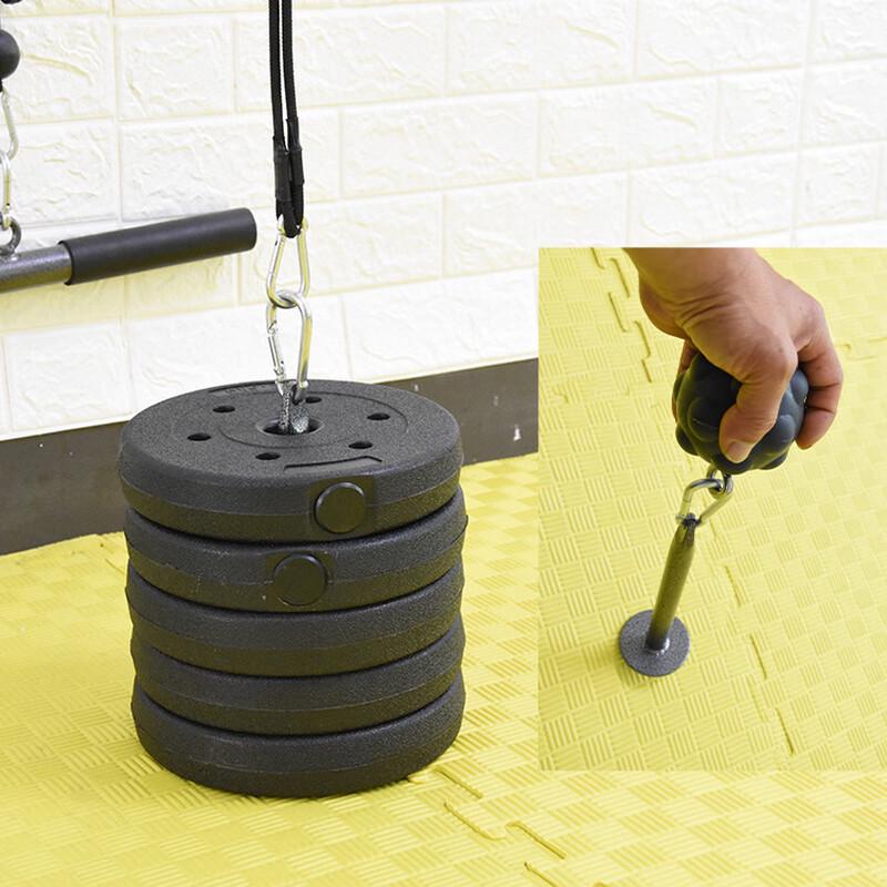 Barbell Plate Rack with Weight Rod