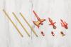 Kotobukiya Modeling Support Goods Virtue Style 11 Pole Weapon Set Flamelight 230mm in Plastic Model M.S.G Ver. (Approx. length, Non-scale Kit)