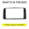 Radio Fascia for Toyota Corolla 2001-2006 GPS CD Stereo Panel Dash Mount Installation Trim Kit Frame Facia DVD Player FacePlate