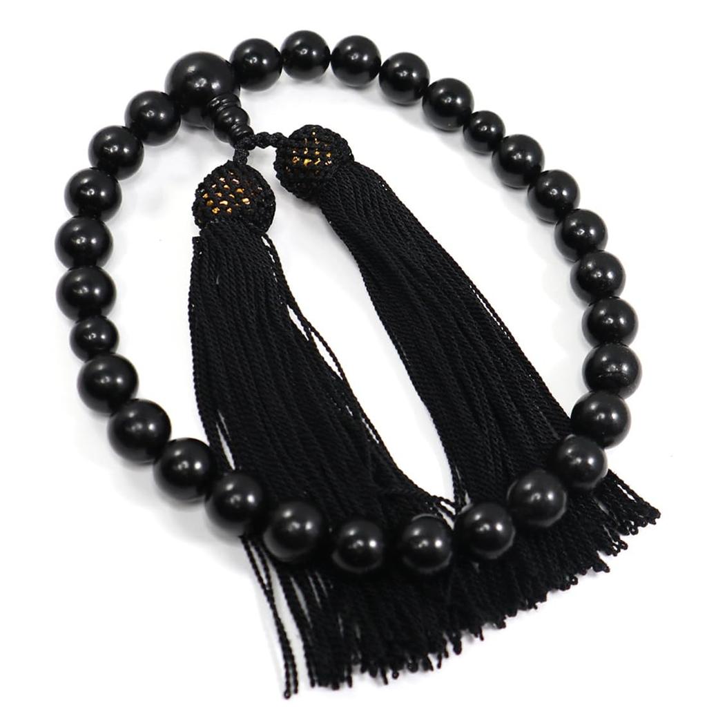 and My Jewelry Natural Jet Prayer Beads Beads [Your Box] (Nenju) 10.0mm [Gift Wrapped]