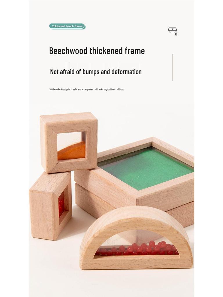 Regenbogen Acryl Bausteine - Pädagogisches & sensorisches Spielzeug für Kleinkinder, Kreative & vielseitige Stapel-Schreibtischgeschenke