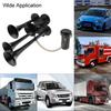 Hava Korna 125DB/185DB 12V Süper Gürültülü Araba Tam Komple Sistem Kompresörlü 5 Korno Hava Korna Hoparlörleri Araba Kamyon Tekneler İçin