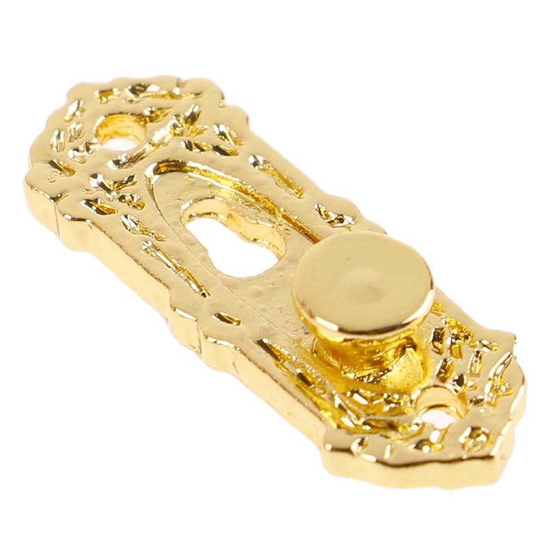 1:12 4Pcs Metal Door Knocker Set Dollhouse Hardware Miniature Accessories