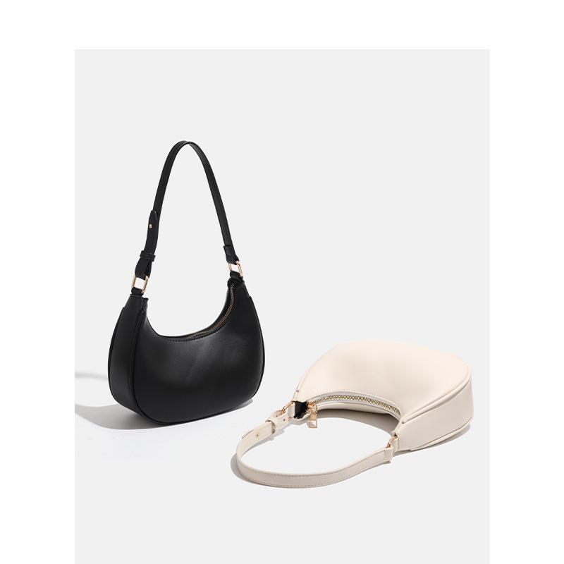 Retro Underarm Bags, Half-moon Bags, Simple Women's Bags, Baguette Bags, Crescent Bags, One Shoulder Messenger Bags, Tide.
