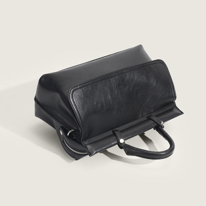 Hochwertige Tragetaschen für Damen Mode Vintage Damen-Schultertaschen Unifarbene Leder-Umhängetaschen Pendler-Handtaschen