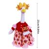 Adorable Fabric Geese Blouse Costume For Porch Yard Halloween Fall Seasonal Holiday Decorations