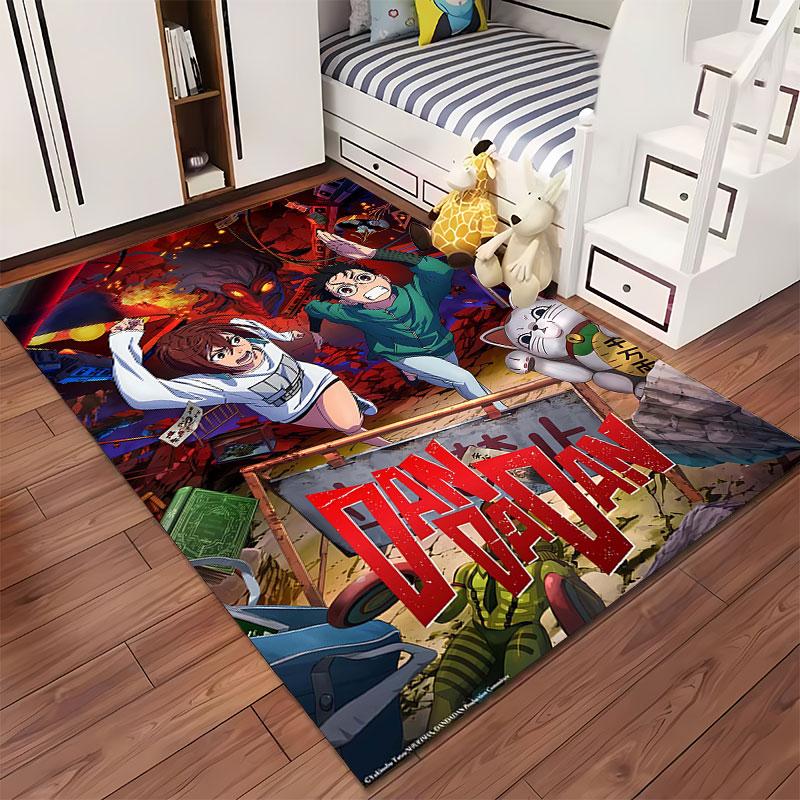 "Dandadan Anime Action Carpet" suitable as a non-slip mat for the living room or bedroom sofa