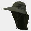 New Spring and Summer Sunshade Bucket Hat Women's Outdoor Jungle Mountaineering Fishing Hat Neck Protector Big Brim Men's Quick-drying Hat