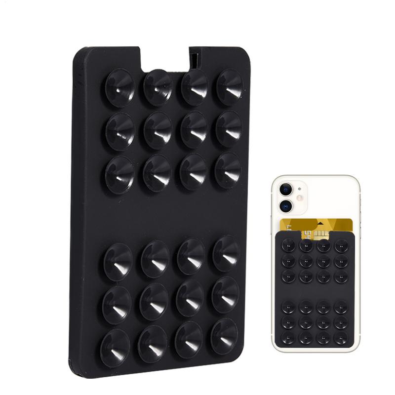 Adhesive Silicone Suction Pad Card Holder For Mobile Phone Fixture Suction Cup Backed Adhesive Rubber Sucker Pad For Fixed Pad