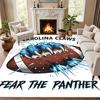 Carolina Panthers Carpet Door Mat for Living Room or Bedroom Protective Mat Under Chair Office Decoration Christmas Gift Birthday Present