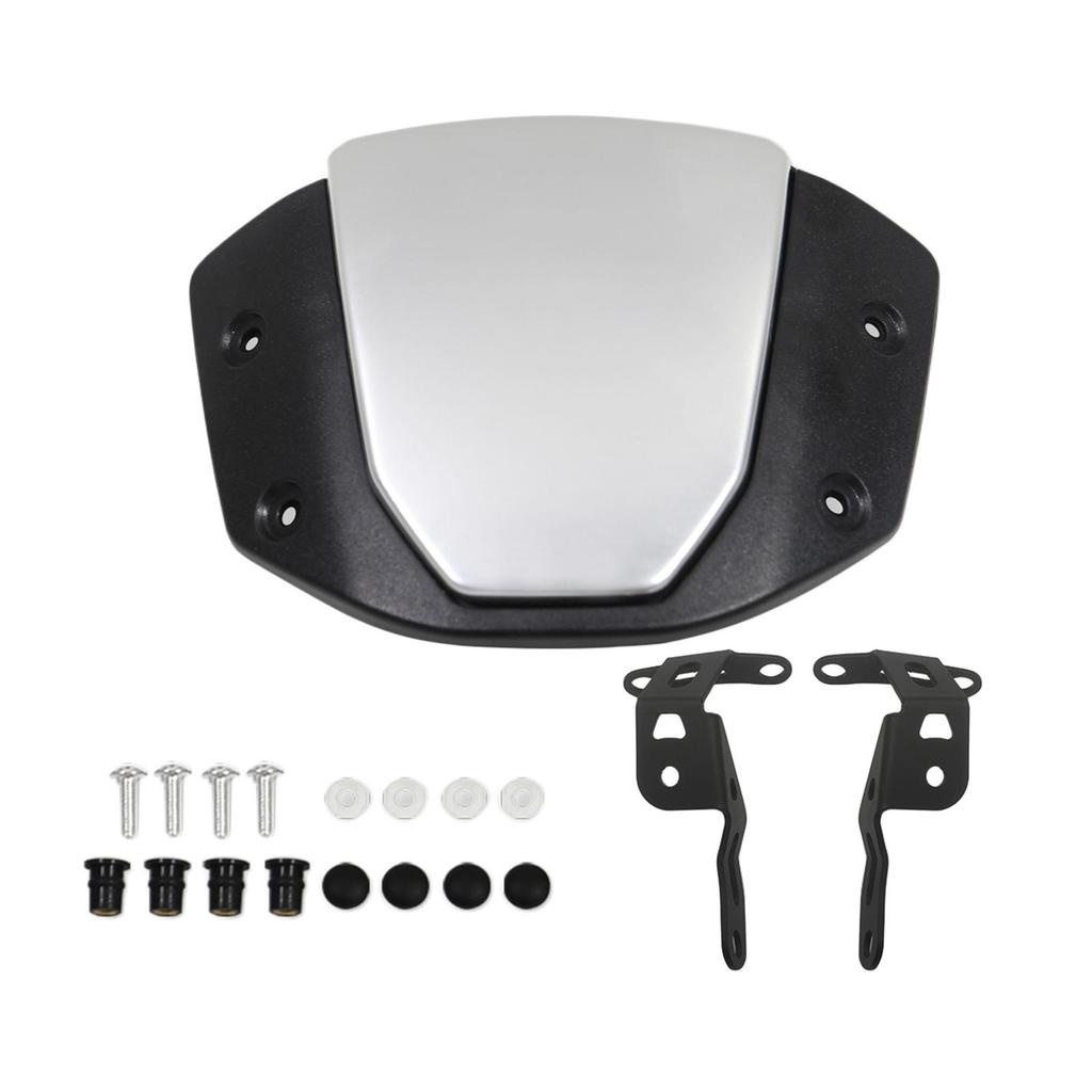 Motorbike Front Screen Windshield Windscreen 000R Direct Replaces Windproof Scratch Resistance