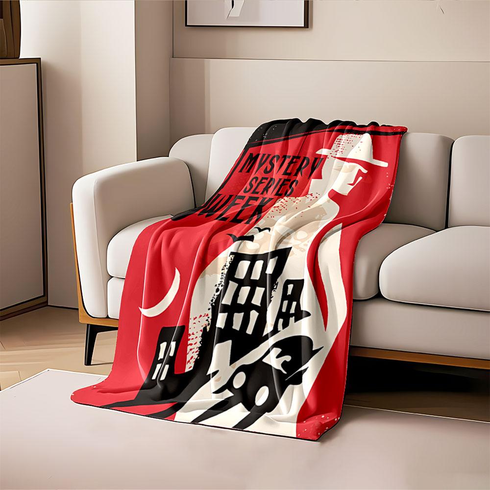 Mystery Series Design Blanket for all seasons blanket lunch break throw gift