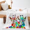 Blanket Animal Giraffe Digital Printed Lamb Fleece Crystal Fleece Blanket