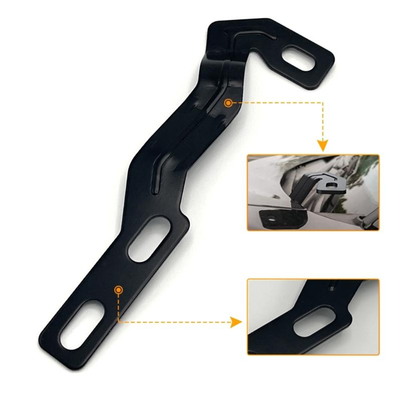 Hood Hinge Ditch LED Light Mount Bracket for 2016-2021 Hood Pod WorkLight Mount Brackets