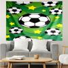 Soccer Print Tapestry, Backdrop, Easy Setup, Ideal for Bedroom, Office & Living Room, with Aesthetic Wall Hanging Decor.
